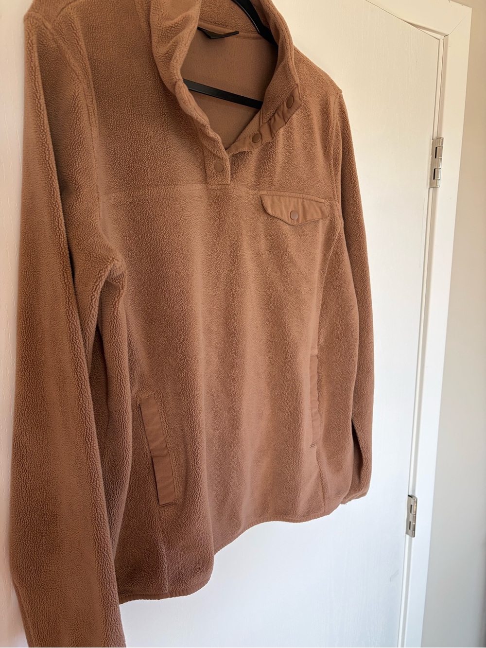 32 Degrees Women's Tan Zip-Up Fleece Pullover